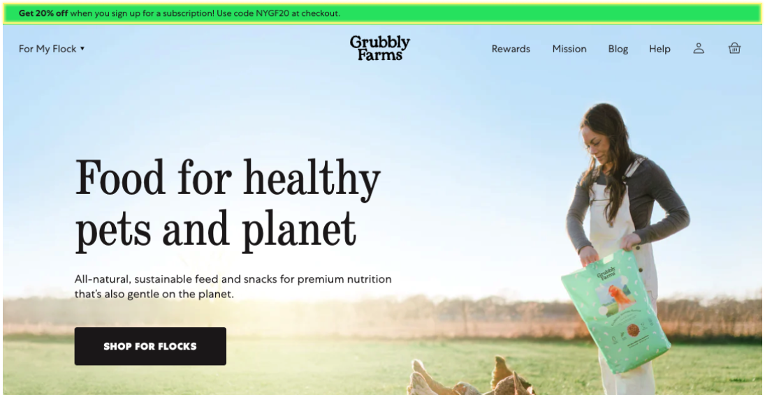 Where can I find promos for my Grubbly Farms order? Do you have sales?